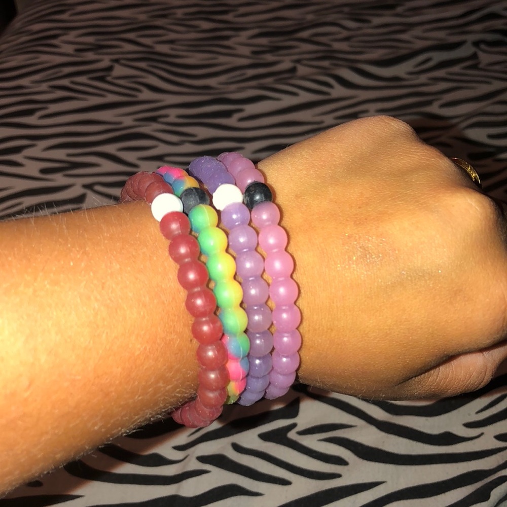 4 Lokai bracelets